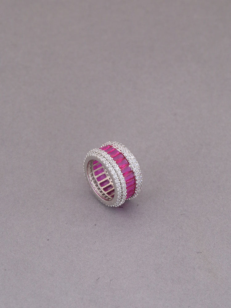 Ruby Vassiliki Zirconia Ring