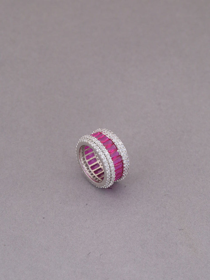 Ruby Vassiliki Zirconia Ring