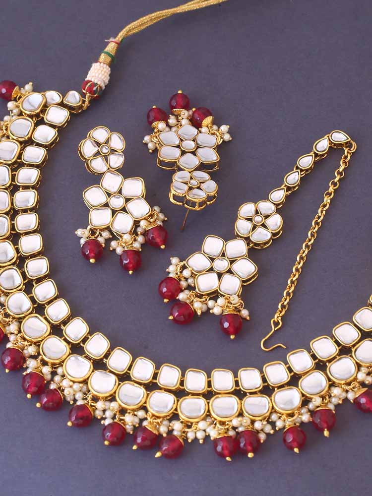 Ruby Vasundhara Jewellery Set