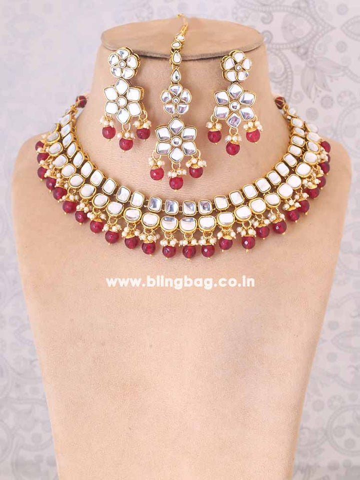 Ruby Vasundhara Jewellery Set