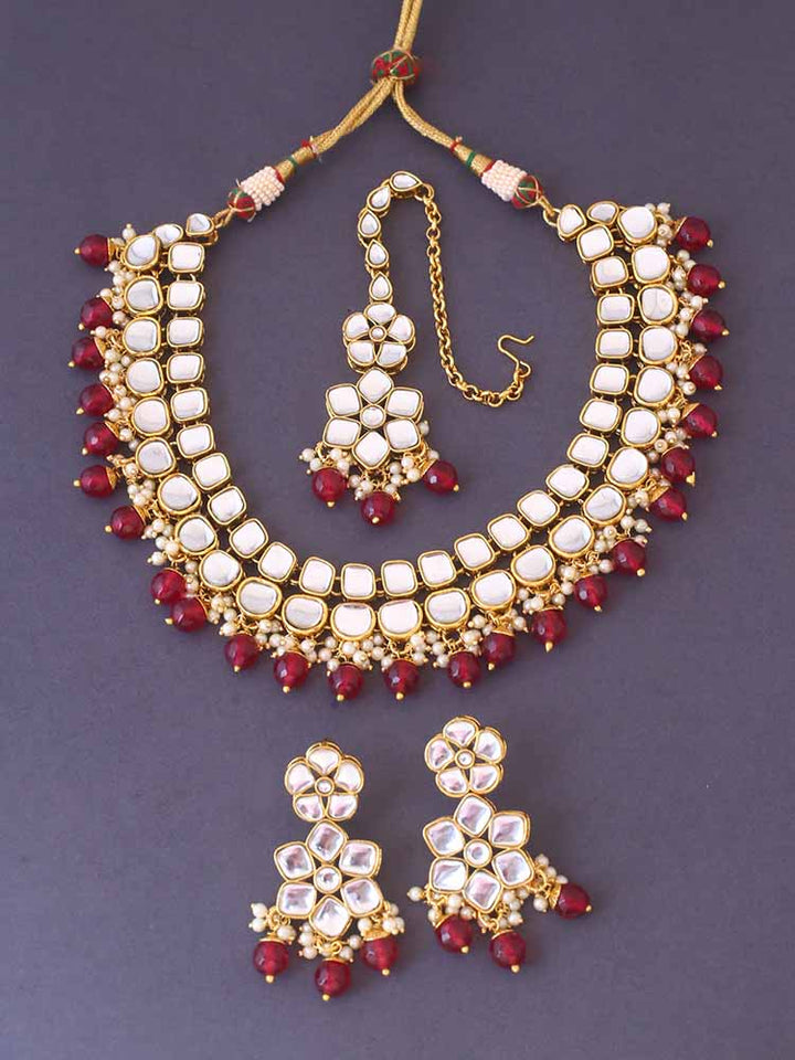 Ruby Vasundhara Jewellery Set
