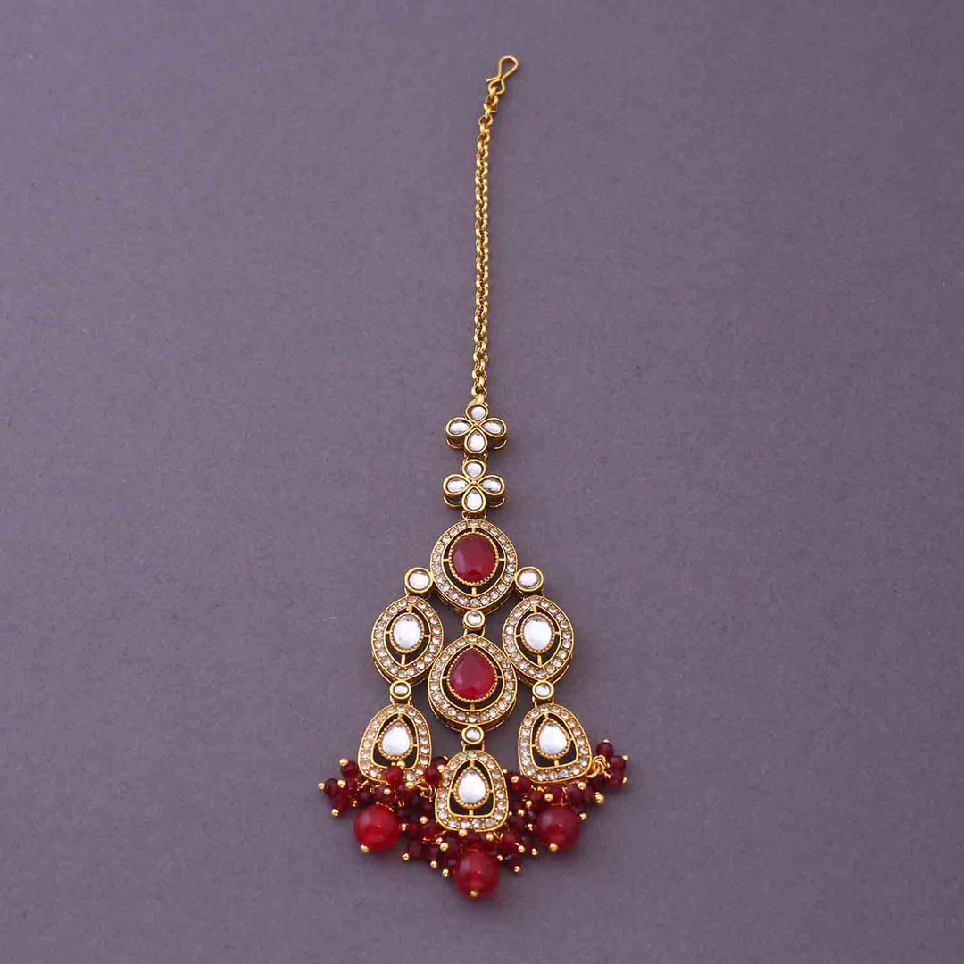 Ruby Vihaani Bridal Jewellery Set