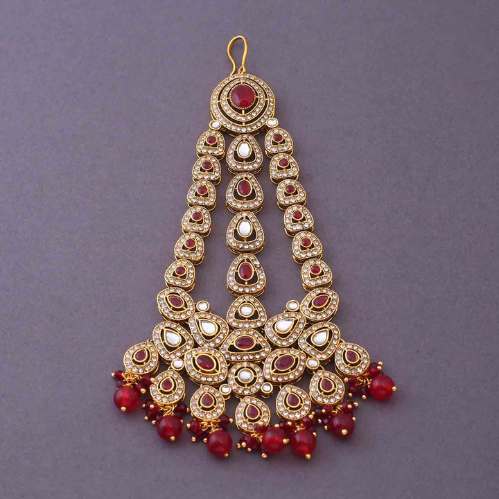 Ruby Vihaani Bridal Jewellery Set