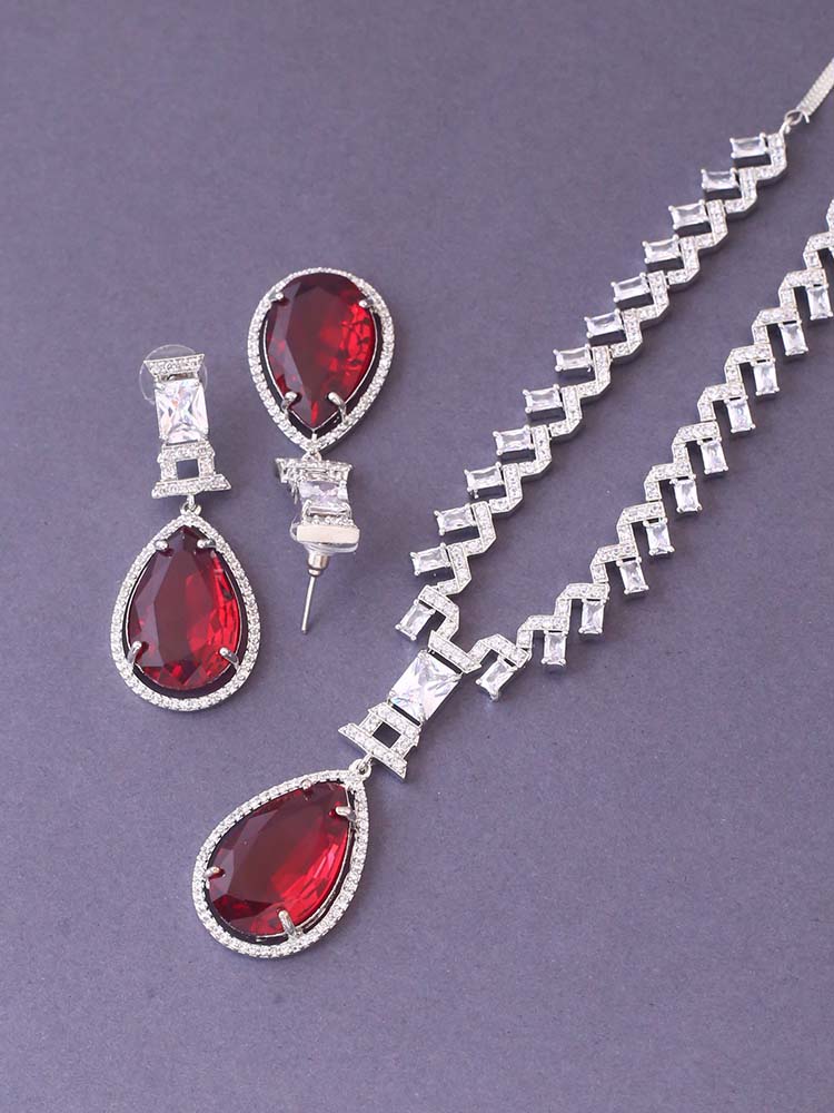 Ruby Xandra Pendant Set