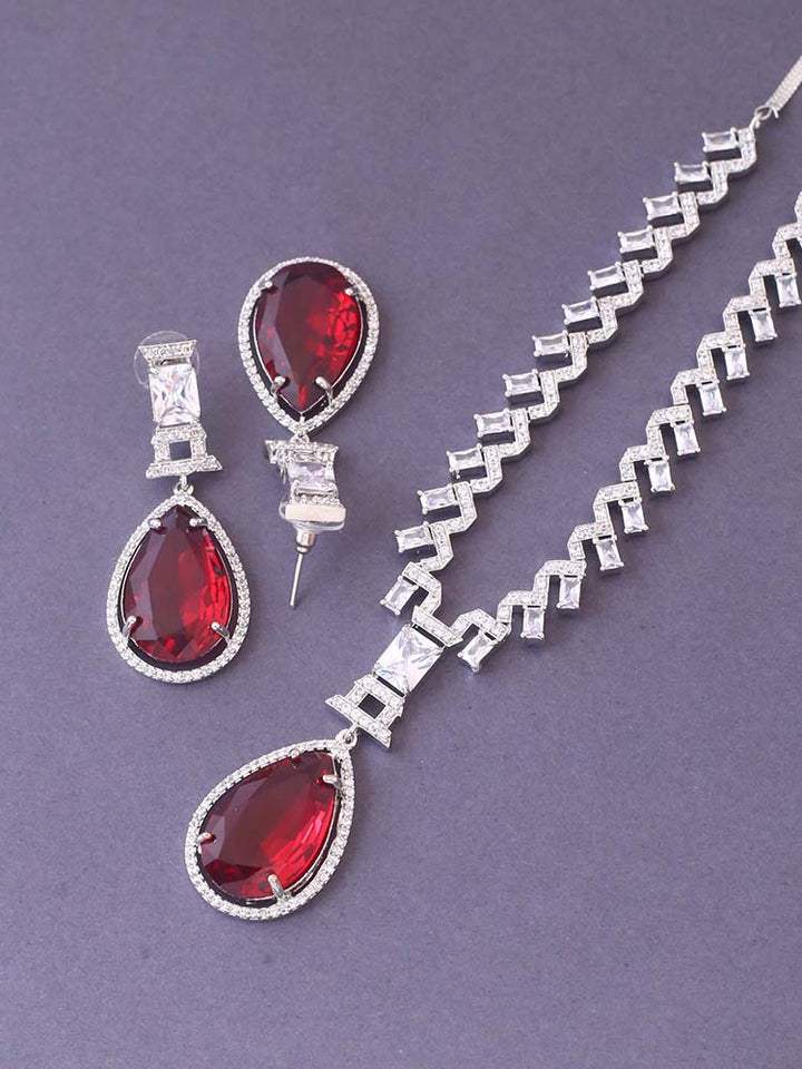 Ruby Xandra Pendant Set