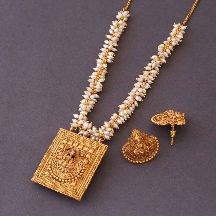 Sarsawati Reversible Temple Jewellery Set- New Arrival