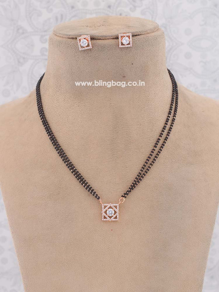 Rose Gold Narcisse Mangalsutra Set
