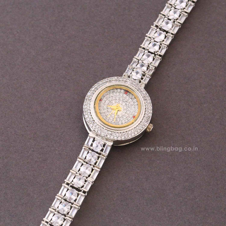 Silver Alessiabella Zirconia Watch