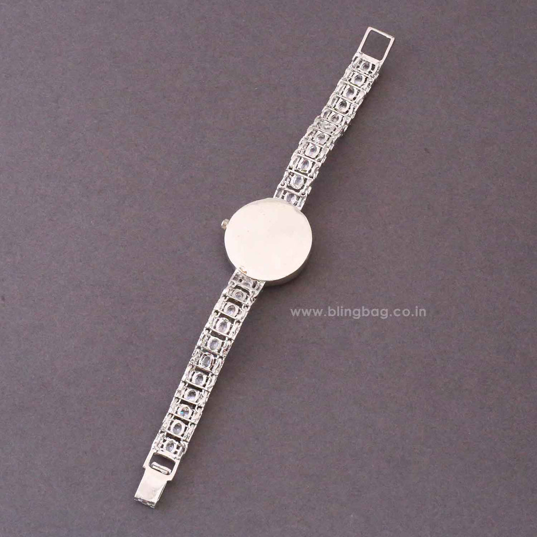 Silver Alessiabella Zirconia Watch