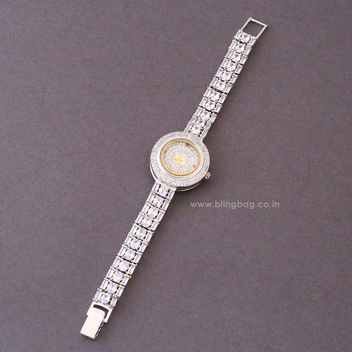Silver Alessiabella Zirconia Watch