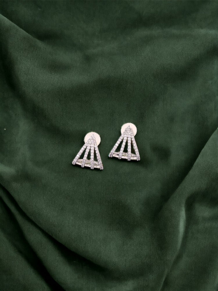 Silver Anette Zirconia Studs