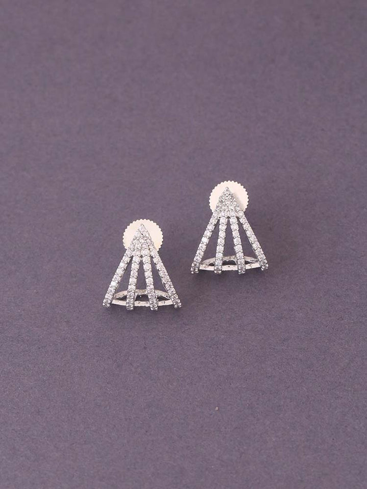 Silver Anette Zirconia Studs