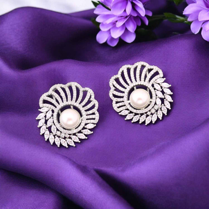 Silver Arabella Zirconia Studs