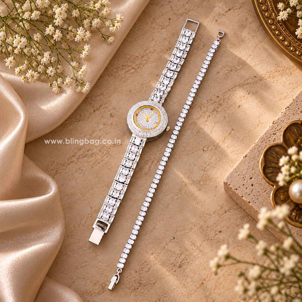 Silver Ariaia Bracelet Watch
