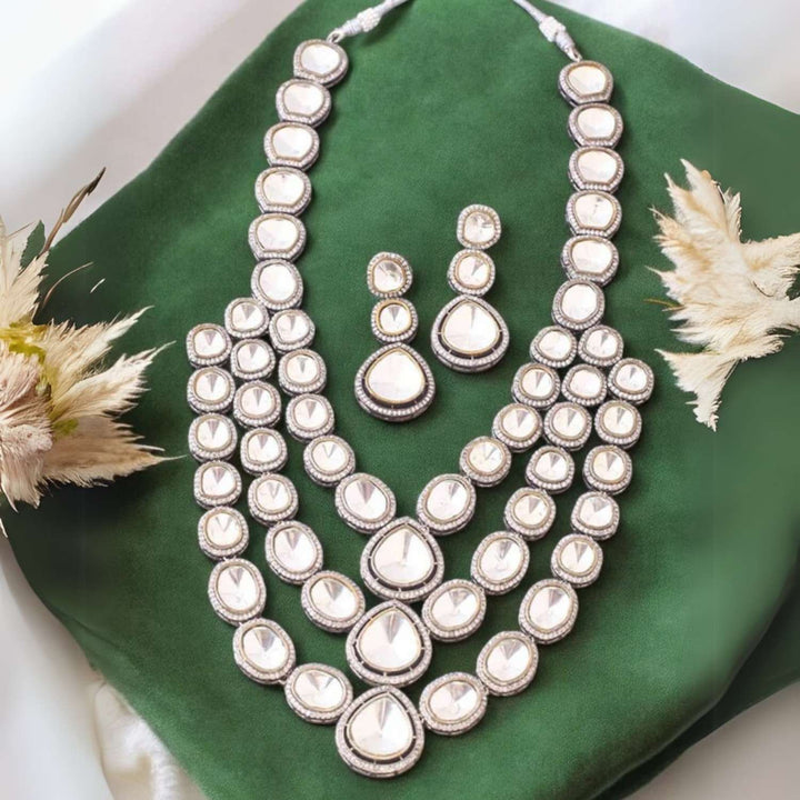 Silver Baneey Zirconia Jewellery Set