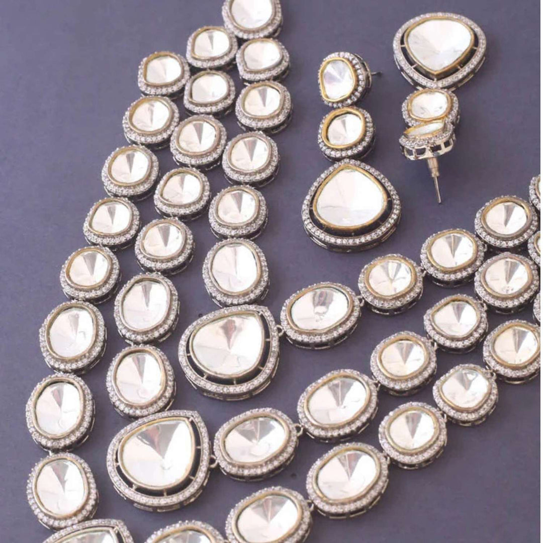 Silver Baneey Zirconia Jewellery Set