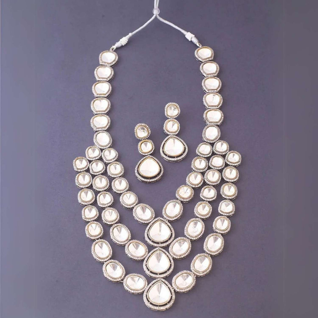 Silver Baneey Zirconia Jewellery Set