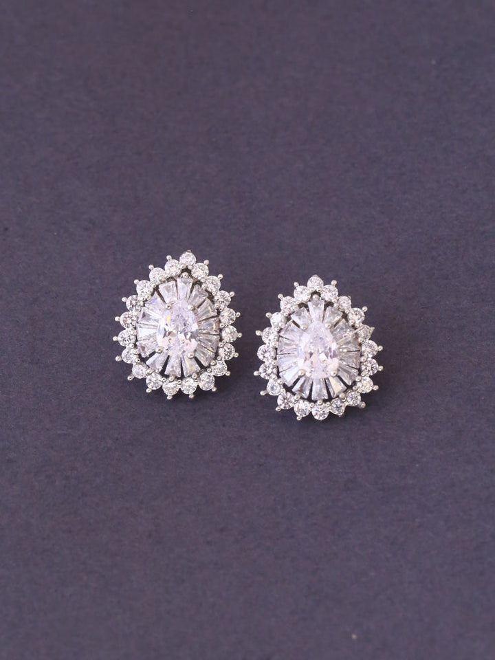 Silver Belora Zirconia Studs