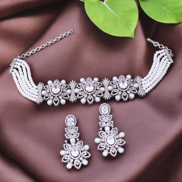 Silver Bethaye Zirconia Jewellery Set