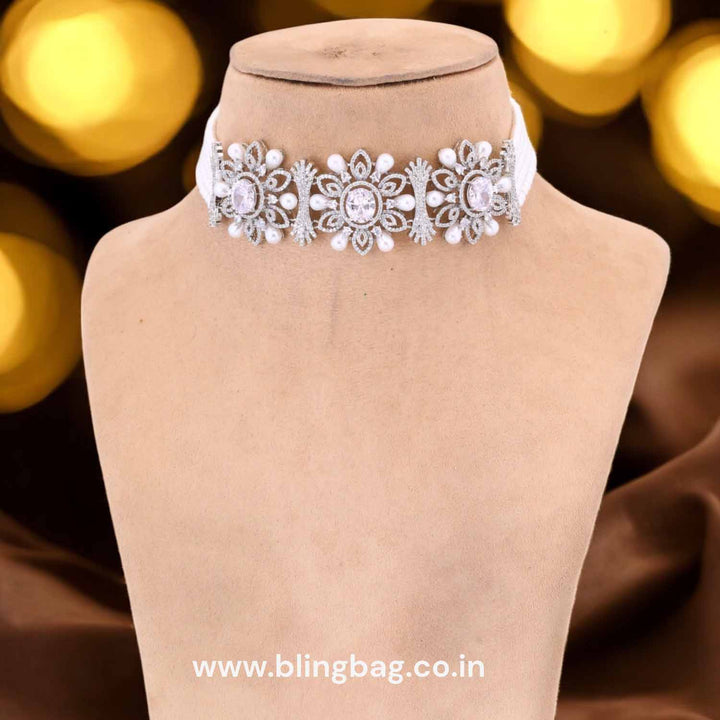 Silver Bethaye Zirconia Jewellery Set