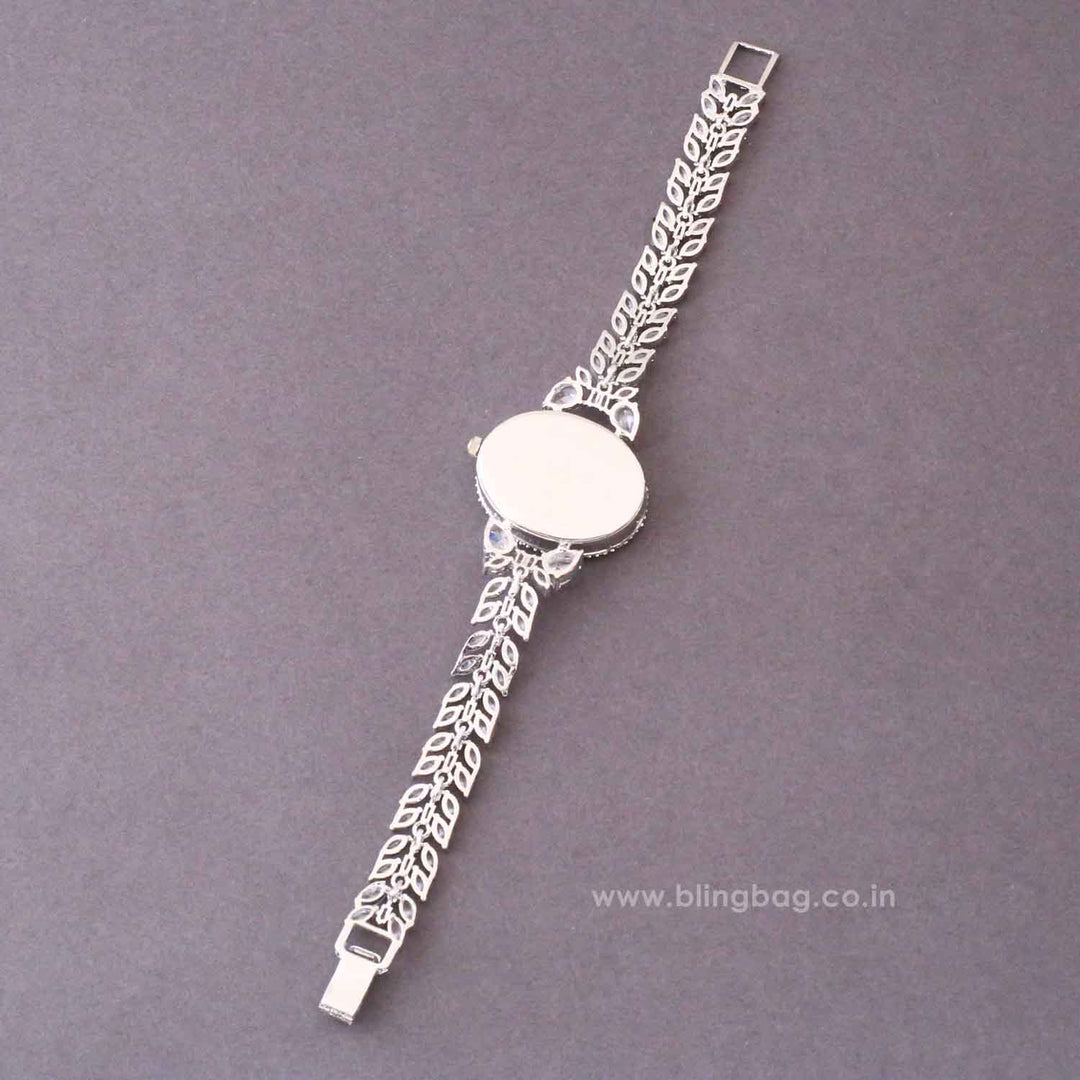 Silver Biancae Zirconia Watch