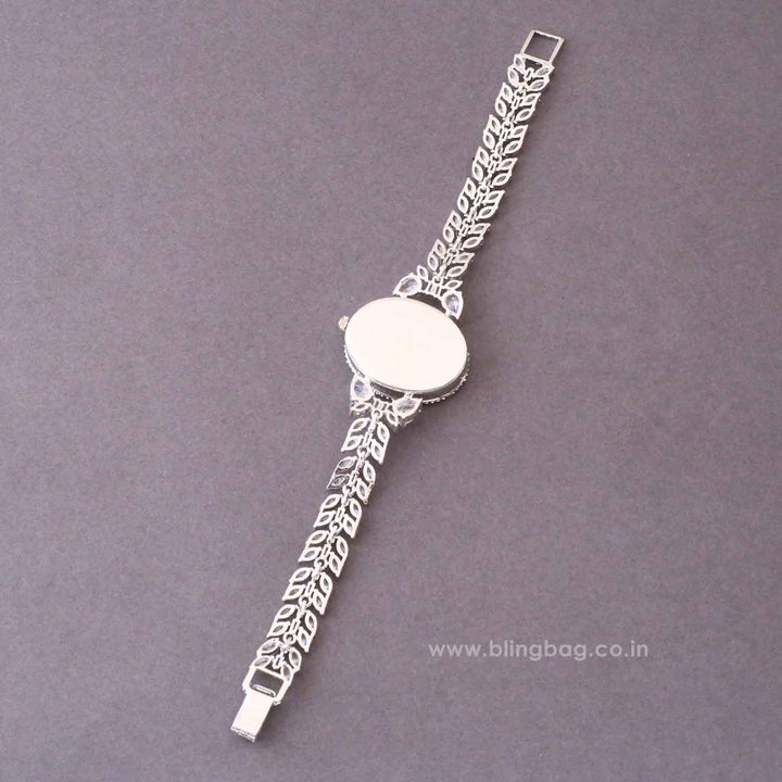 Silver Biancae Zirconia Watch