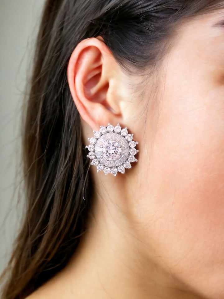 Silver Bridget Zirconia Studs