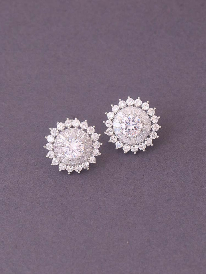 Silver Bridget Zirconia Studs