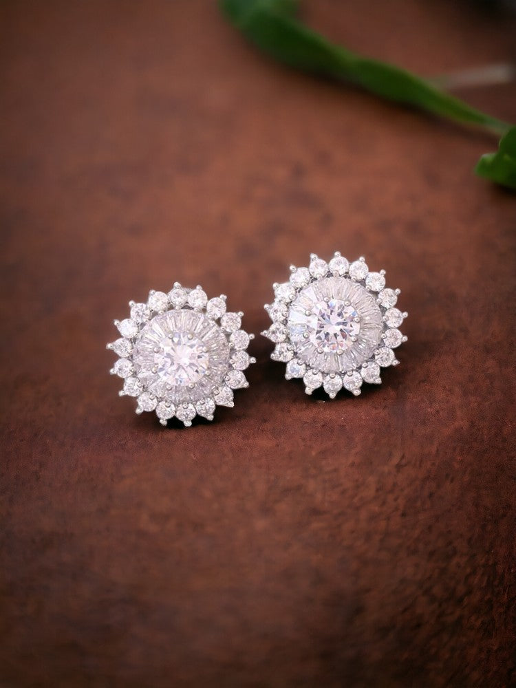 Silver Bridget Zirconia Studs