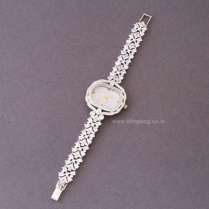 Silver Camilarose Zirconia Watch