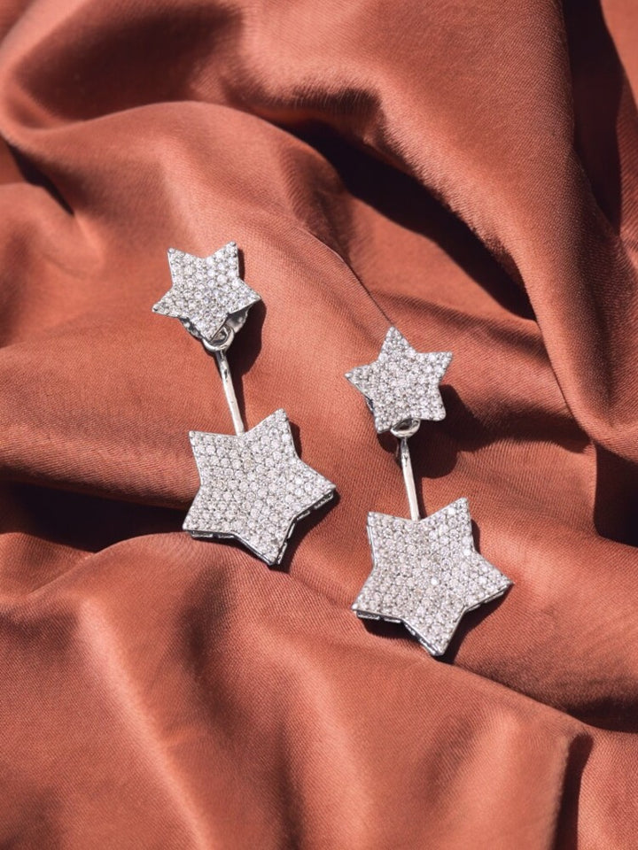 Silver Carmela Zirconia Danglers