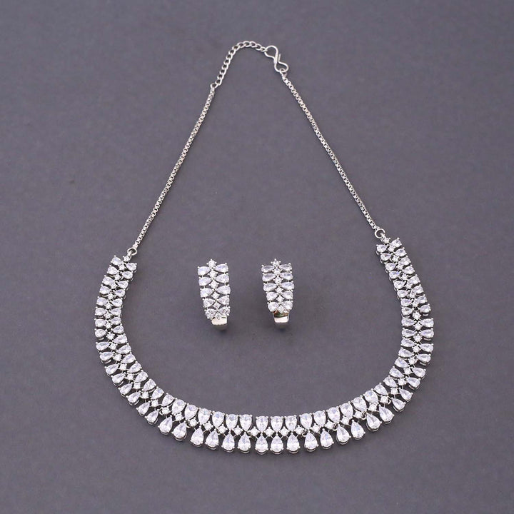 Silver Christabelle Zirconia Jewellery Set