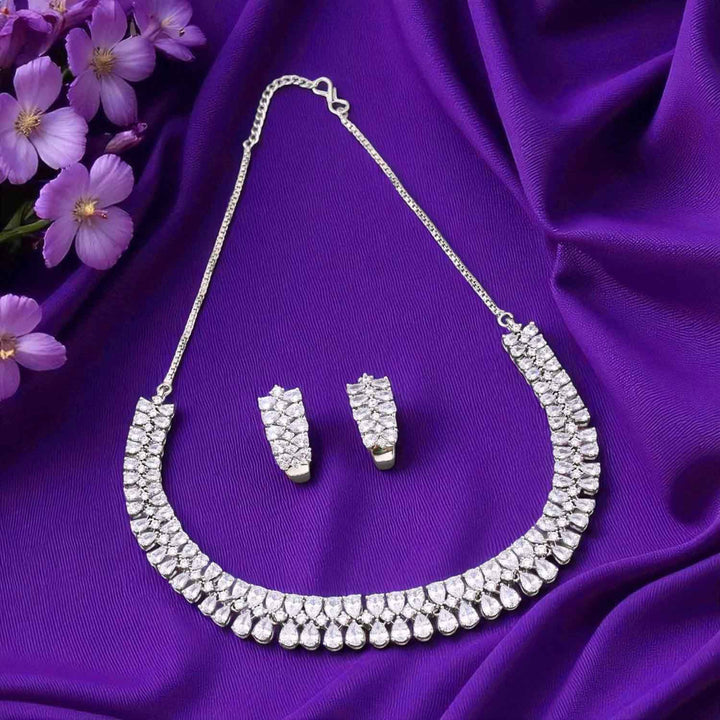 Silver Christabelle Zirconia Jewellery Set