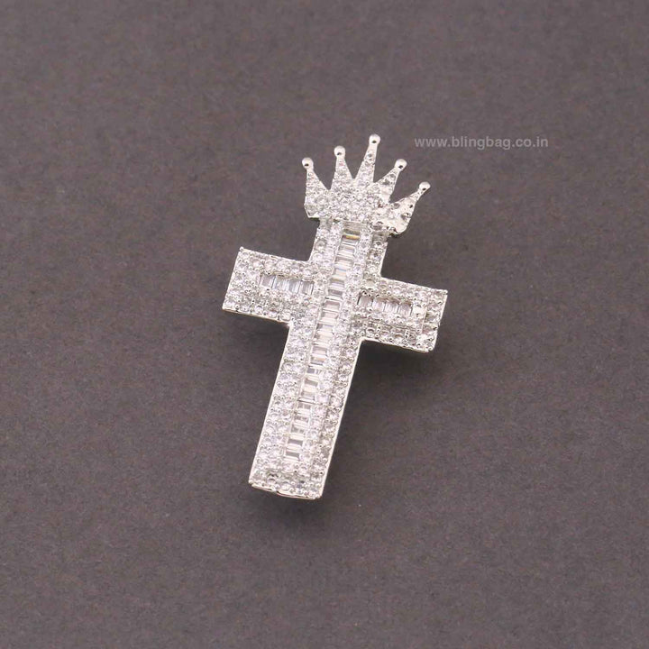 Silver Crowned Radiance Brooch