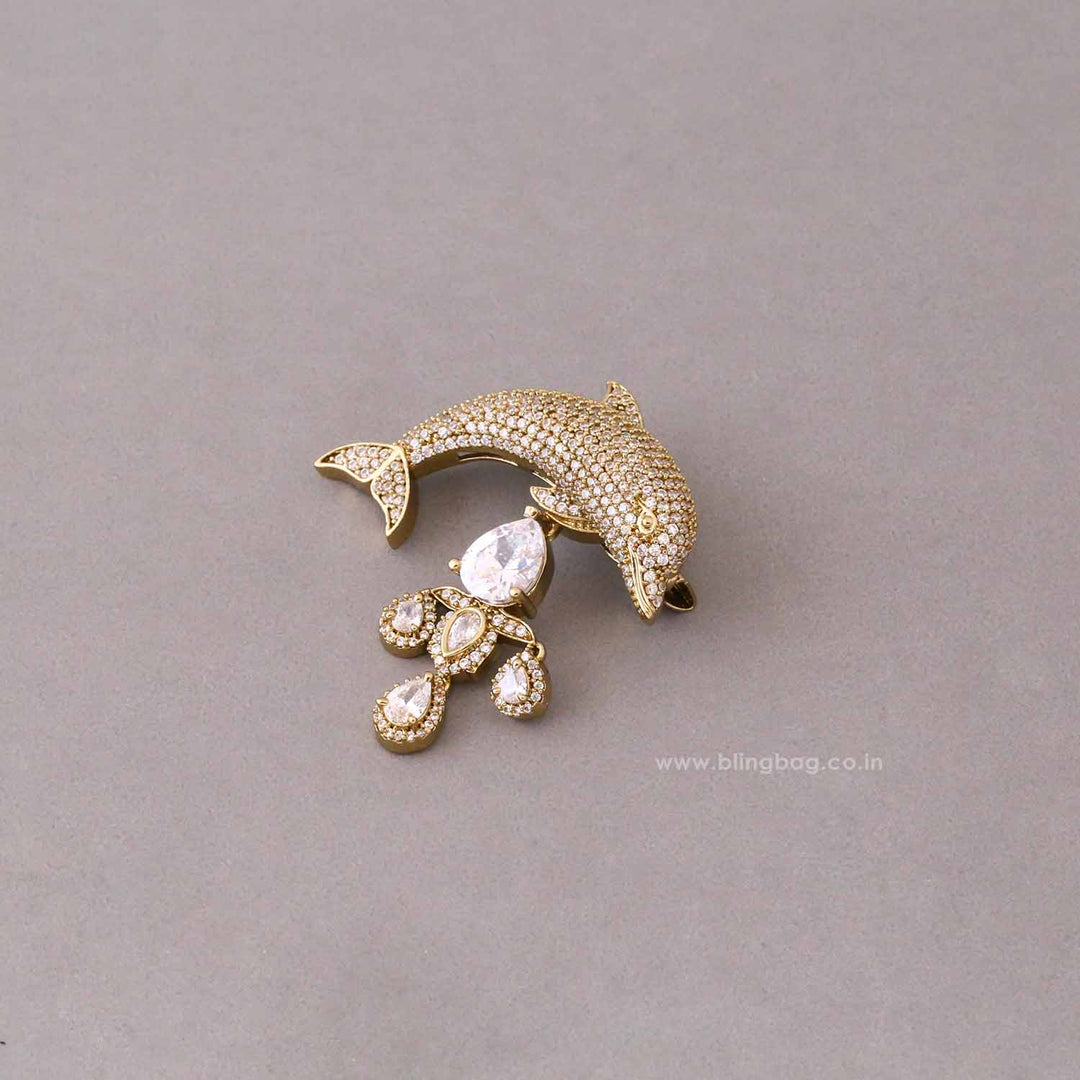 Antique Dolphin Brooch