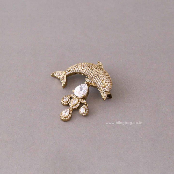Antique Dolphin Brooch