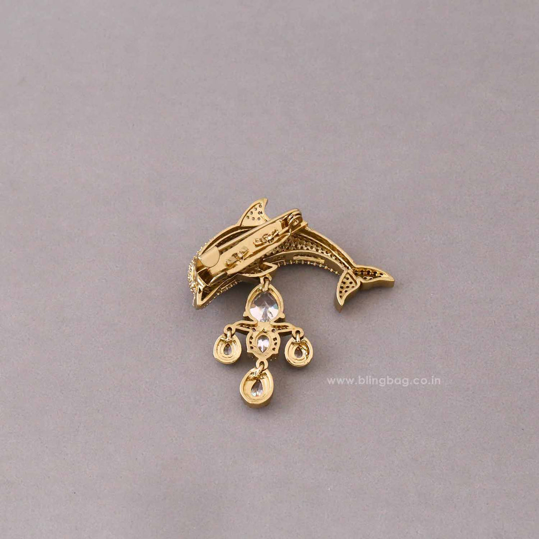 Antique Dolphin Brooch