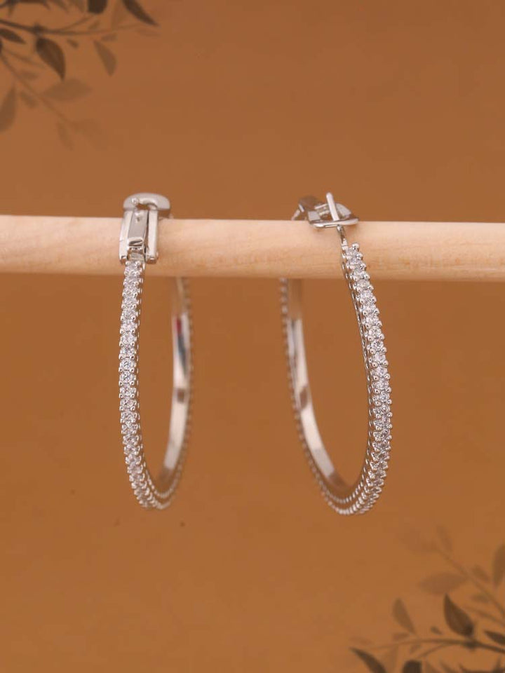 Silver Donata Hoops