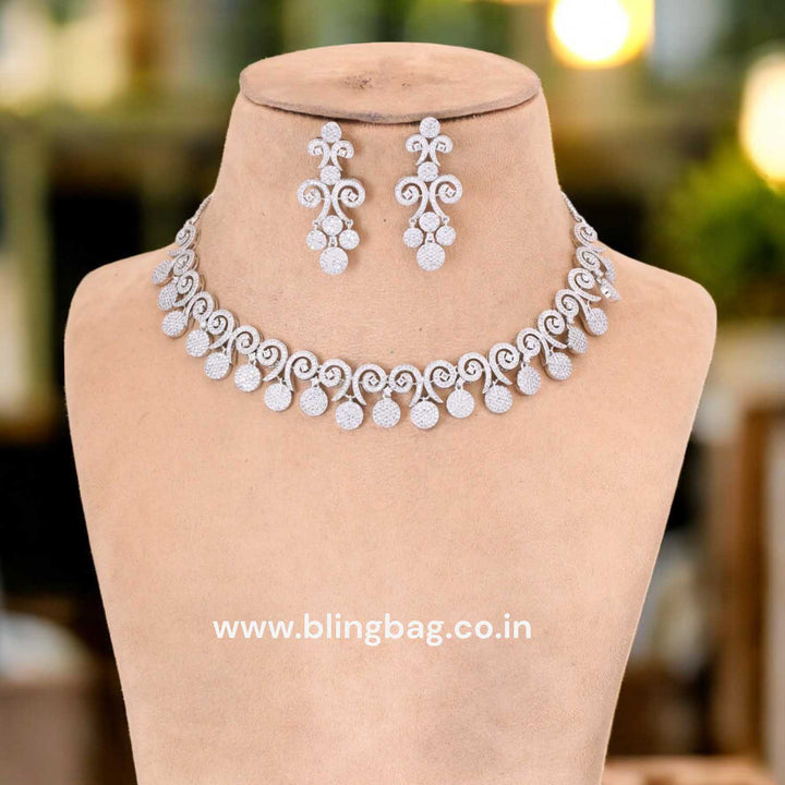 Silver Eirani Zirconia Jewellery Set