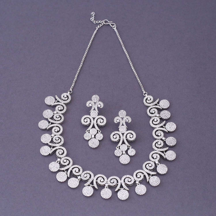 Silver Eirani Zirconia Jewellery Set