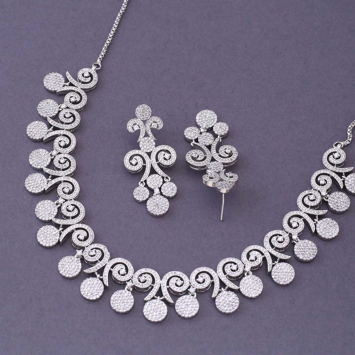 Silver Eirani Zirconia Jewellery Set