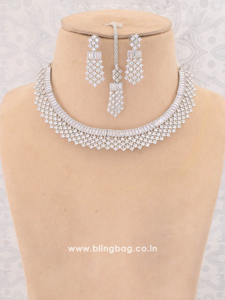 Silver Eirwen Zirconia Jewellery Set