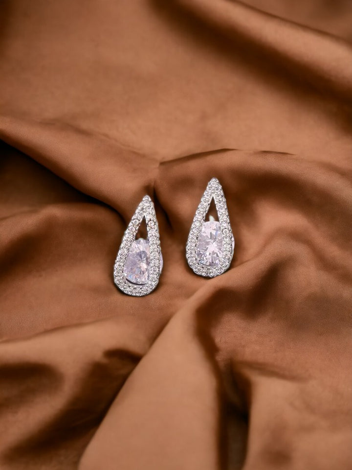 Silver Eui Zirconia Studs