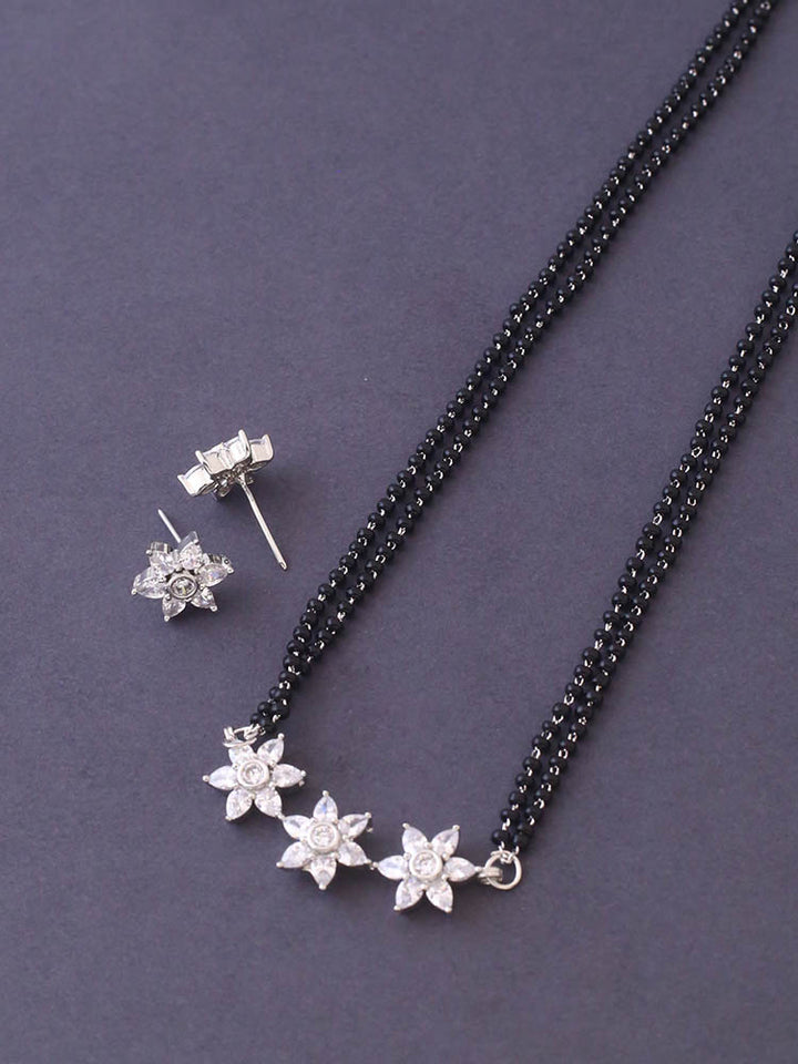 Silver Fajar Mangalsutra Set