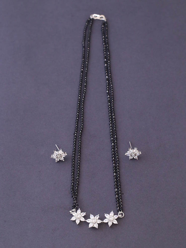 Silver Fajar Mangalsutra Set