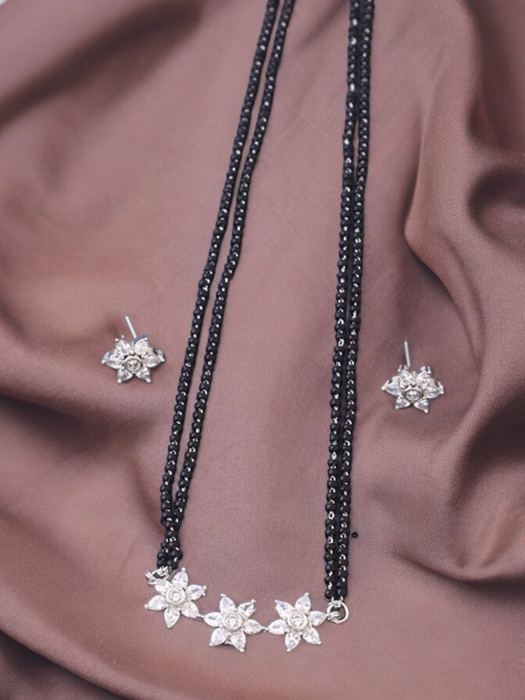 Silver Fajar Mangalsutra Set