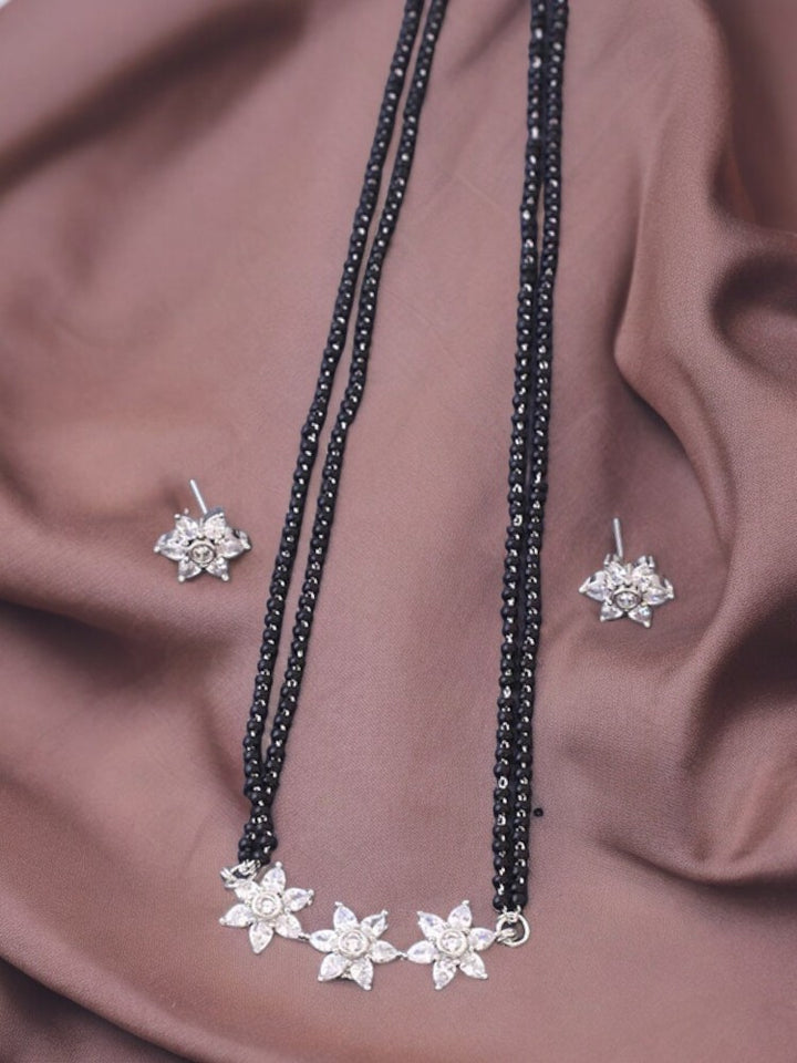 Silver Fajar Mangalsutra Set