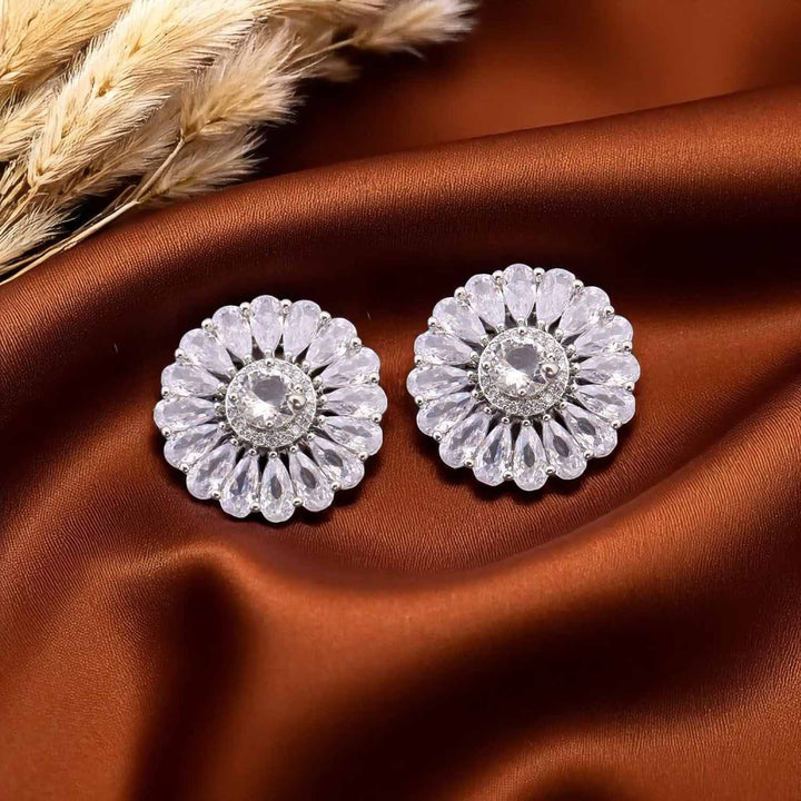 Silver Finnley Zirconia Studs
