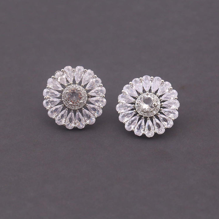 Silver Finnley Zirconia Studs