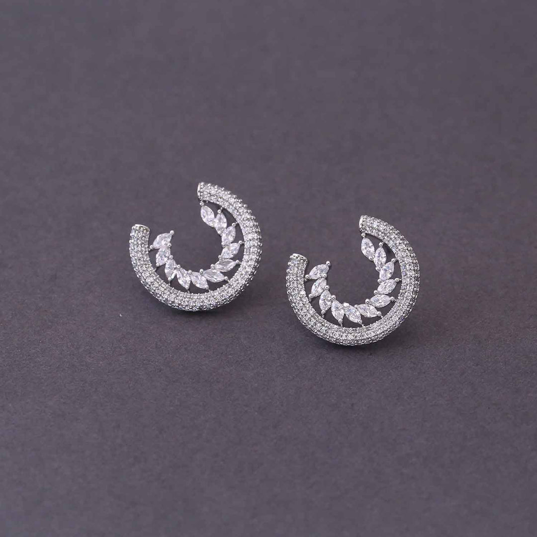 Silver Granny Zirconia Studs